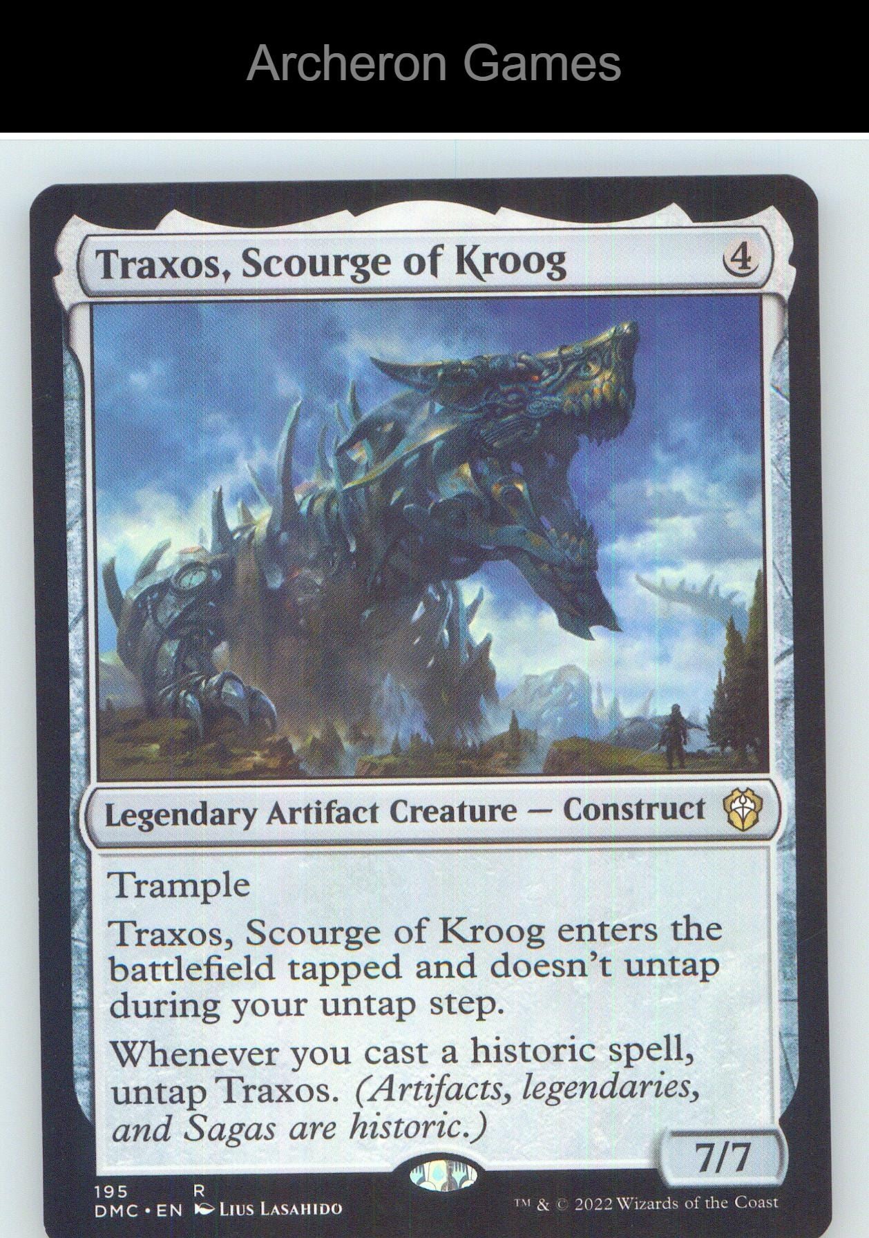 Traxos, Scourge of Kroog DMC 195 R MTG Card NM/EX+