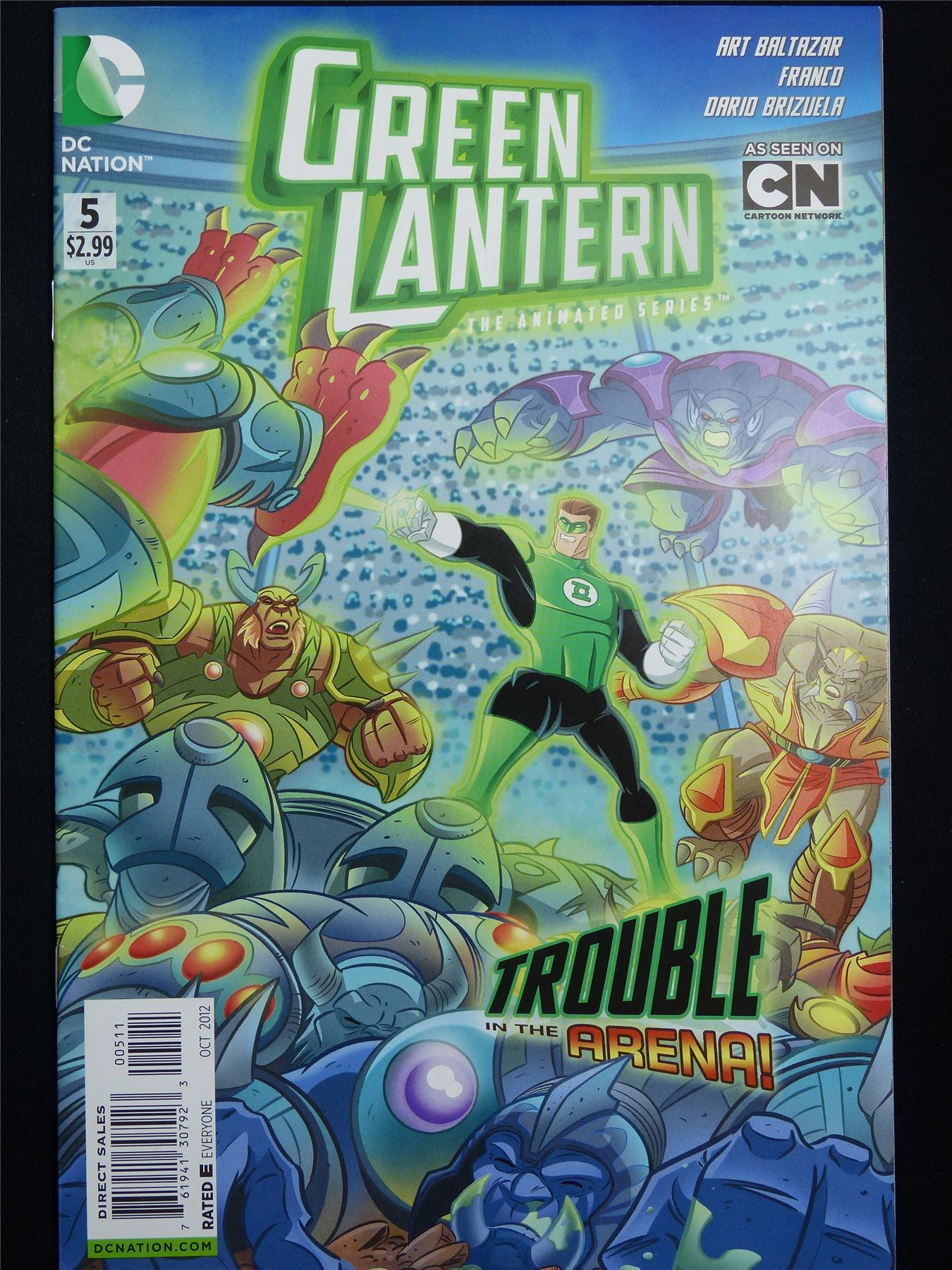 GREEN Lantern the Animate Series #5 - DC Comic #3UP