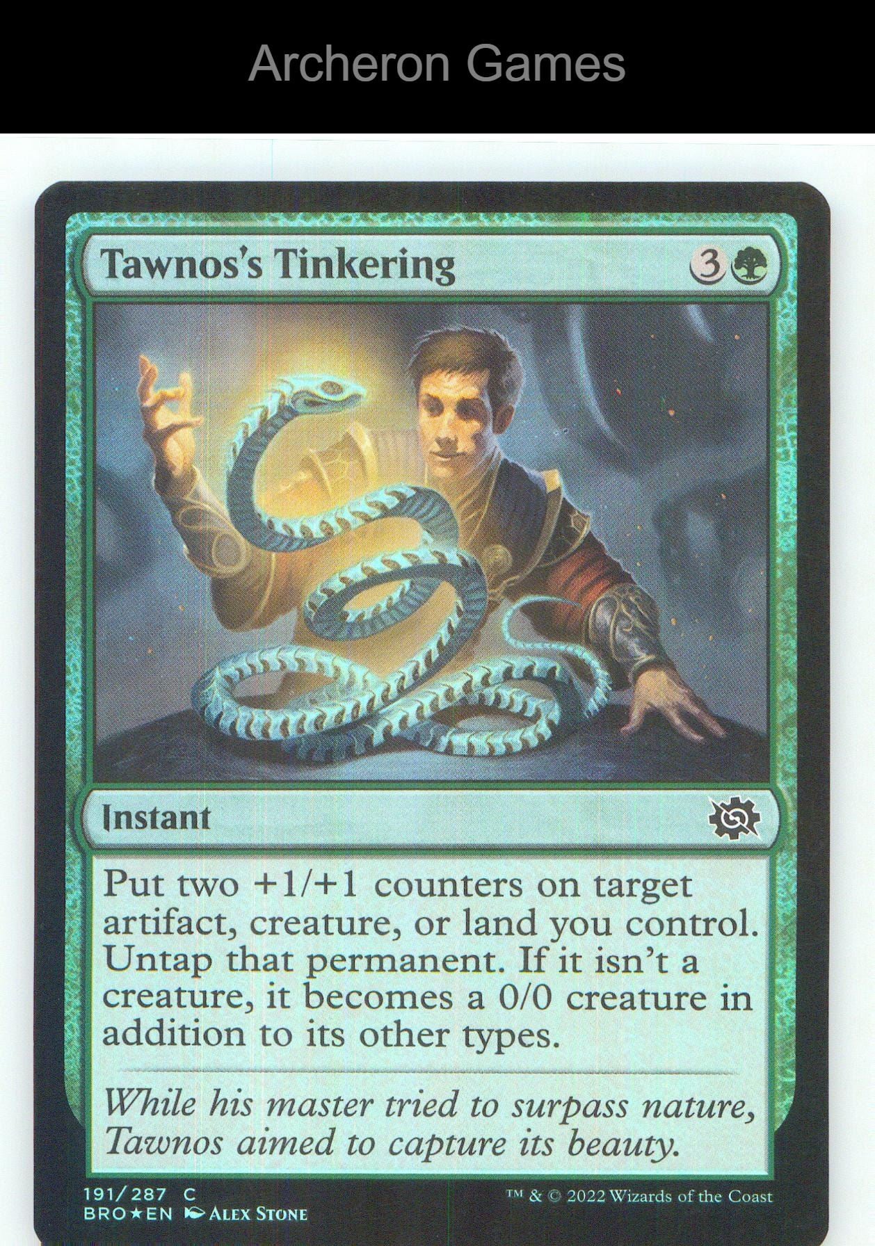 Tawnos's Tinkering BRO 191 C MTG Card NM/EX+