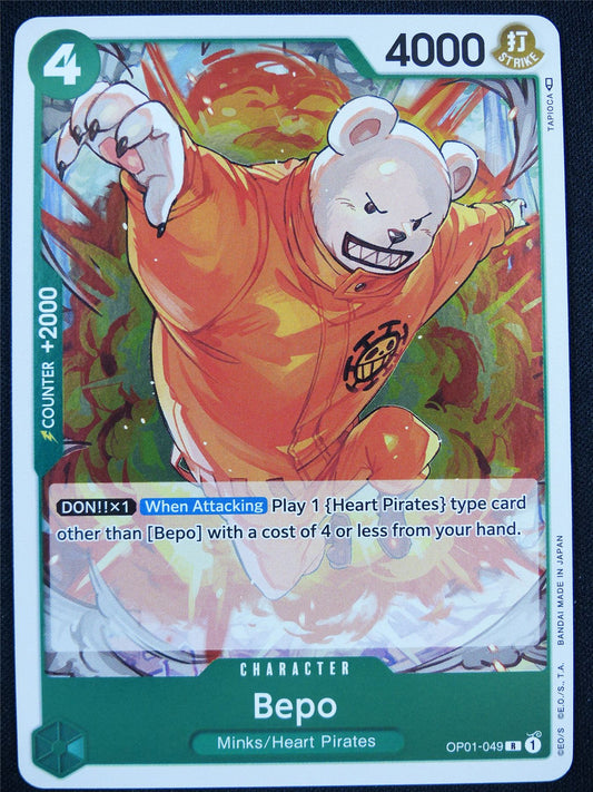 Bepo OP01-049 R - One Piece Card #2LS