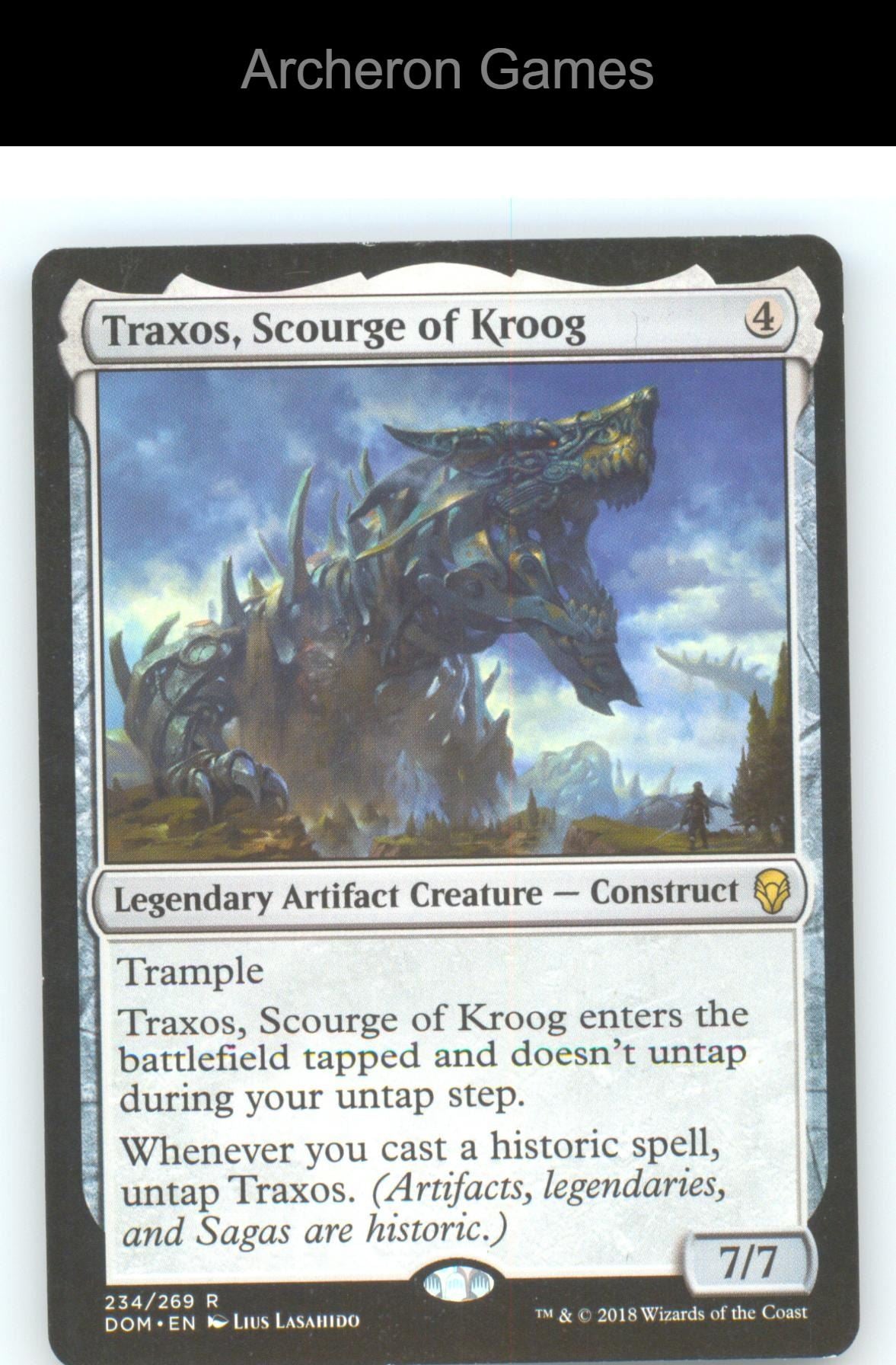 Traxos, Scourge of Kroog DOM 234 R MTG Card NM/EX+