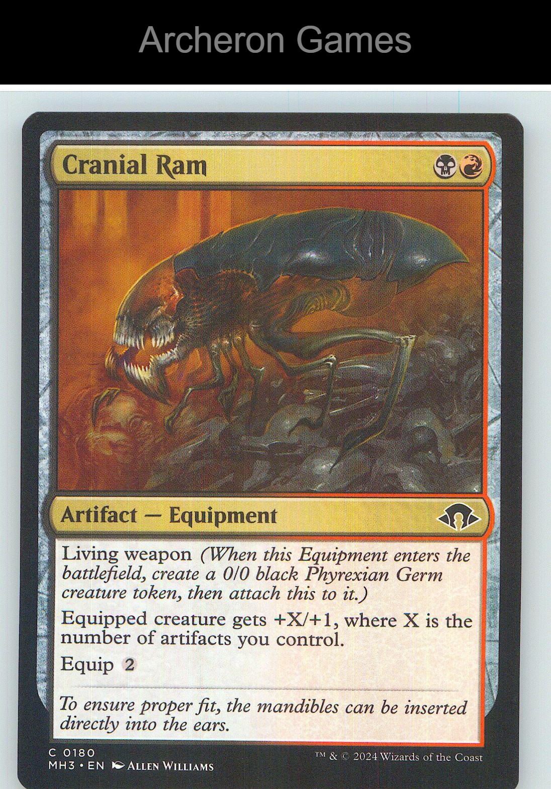 Cranial Ram MH3 180 C MTG Card NM/EX+