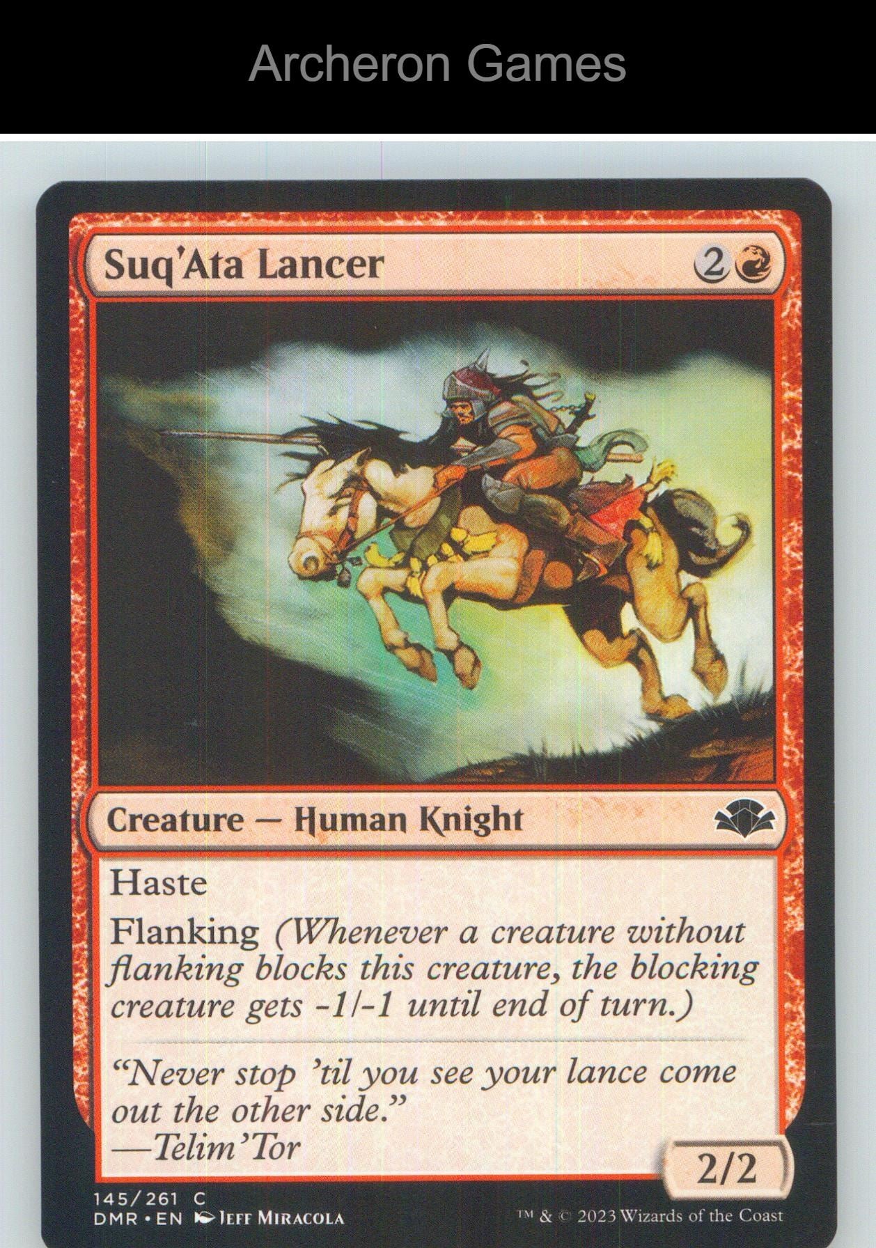 Suq'Ata Lancer DMR 145 C MTG Card NM/EX+