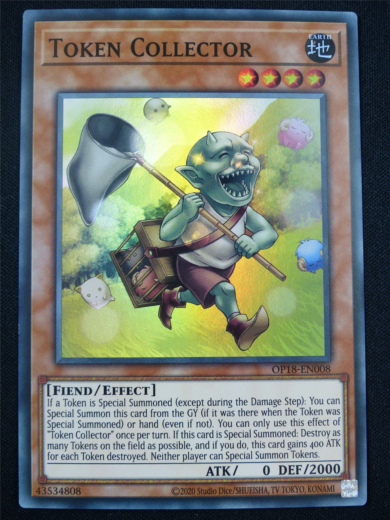 Token Collector OP18 Super Rare - Yugioh Card #4S Archeron Token Collector OP18 Super Rare - Yugioh Card #4S Archeron