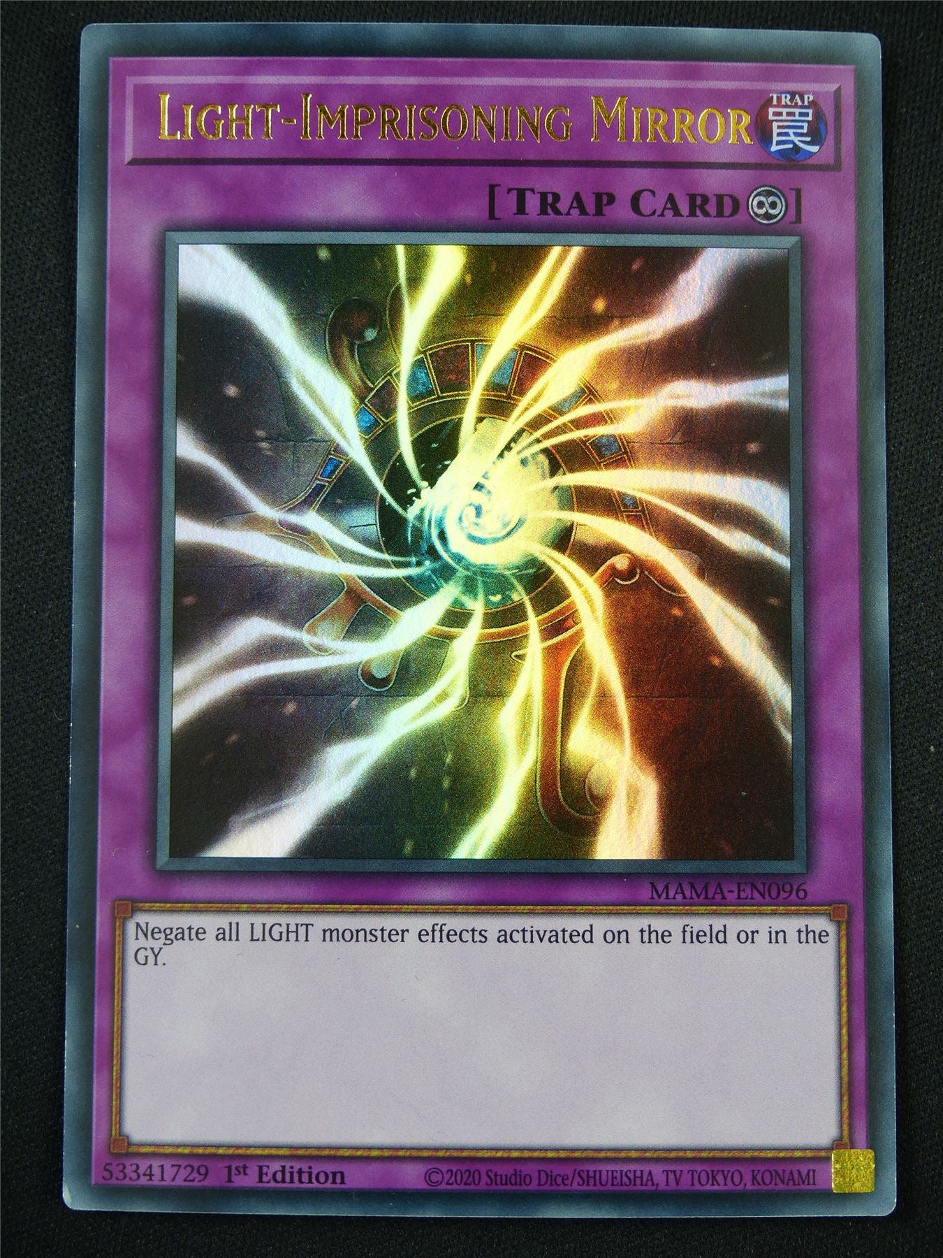 Light-Imprisoning Mirror MAMA Ultra Rare - 1st ed Yugioh Card #5H8 Archeron Light-Imprisoning Mirror MAMA Ultra Rare - 1st ed Yugioh Card #5H8 Archeron