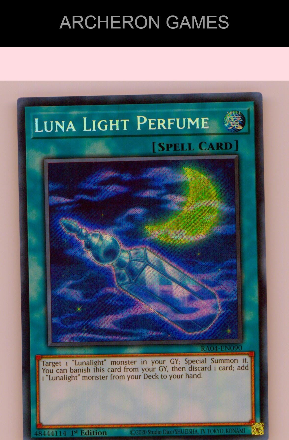 Luna Light Perfume (Secret Rare) SEC YUGIOH Card 1st Edition