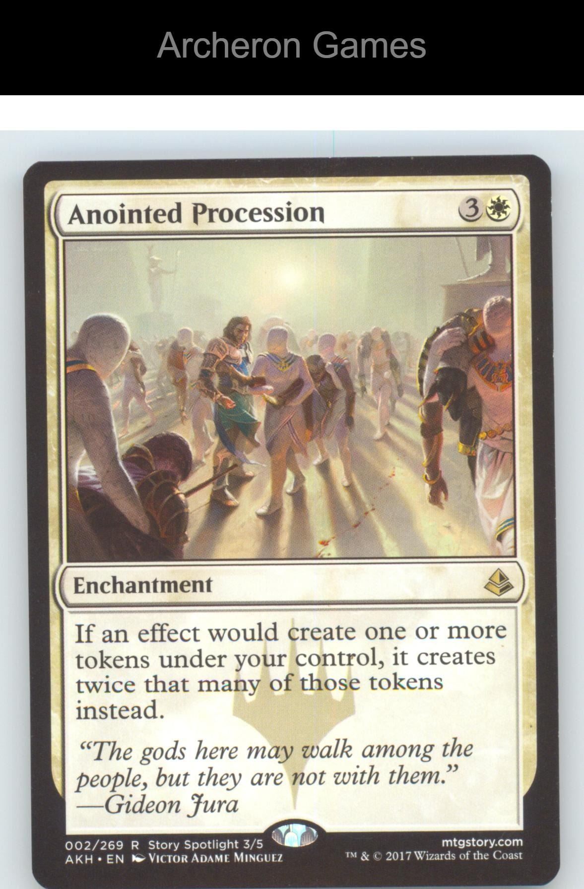 Anointed Procession AKH 2 R MTG Card Amonkhet