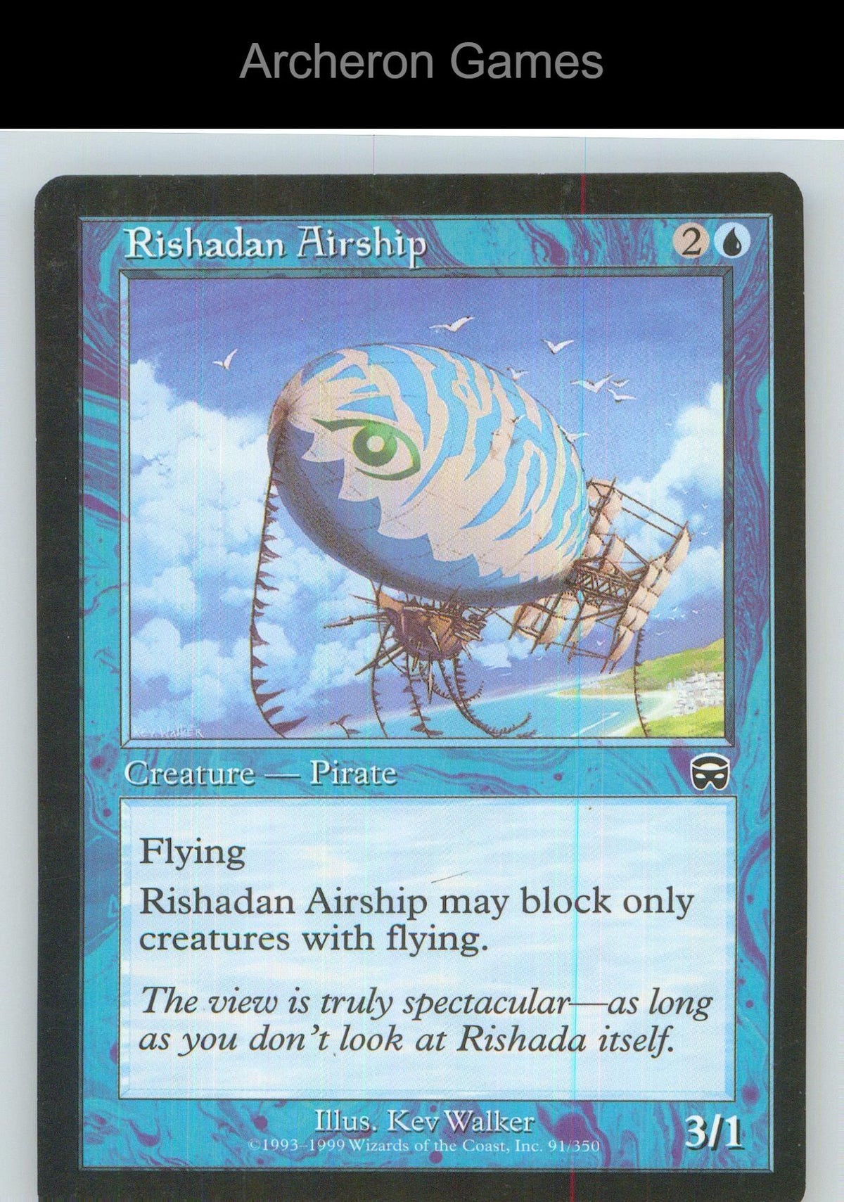 Rishadan Airship MMQ 91 C MTG Card NM/EX+