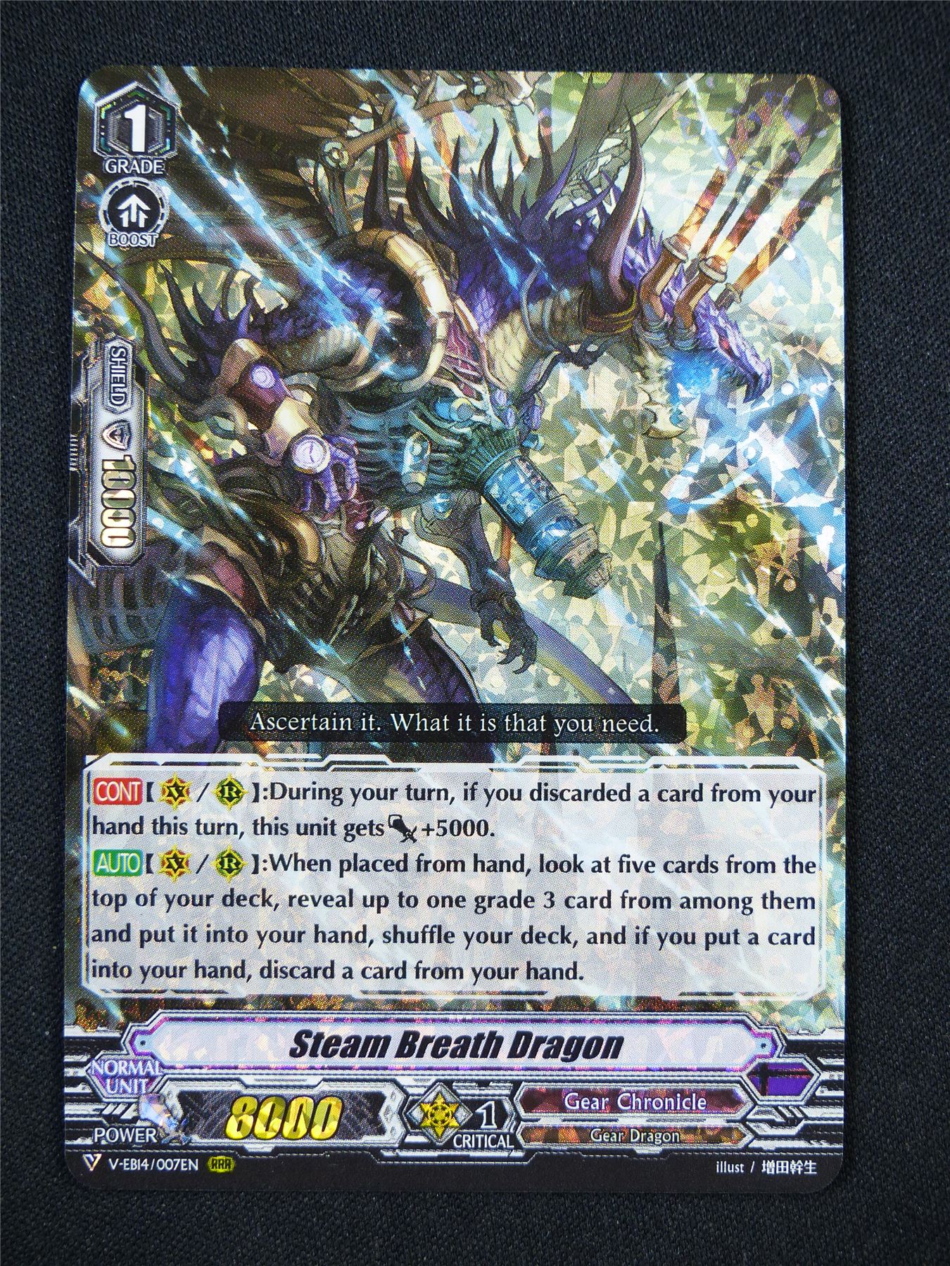 Steam Breath Dragon V-EB14 RRR - Vanguard Card #332
