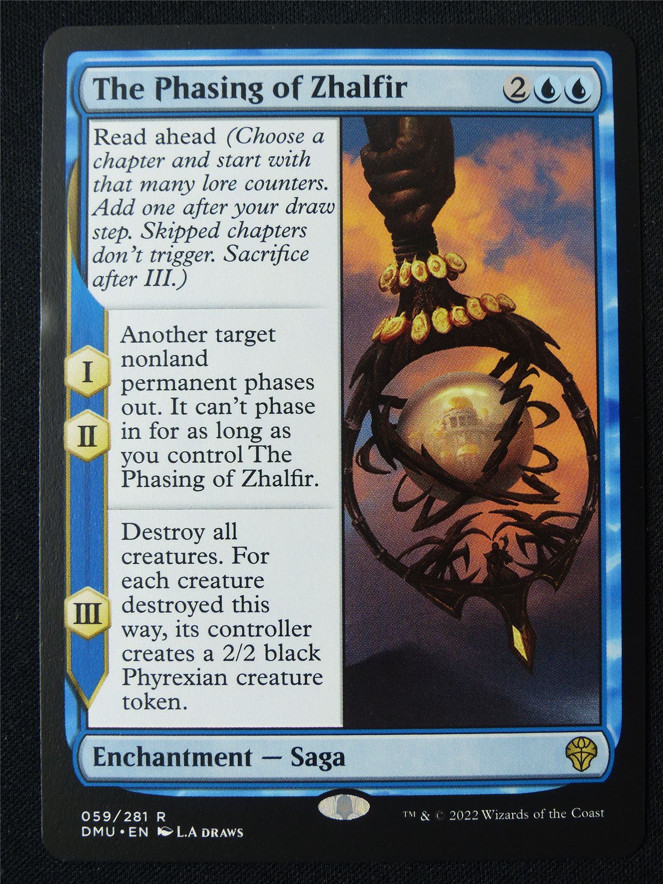The Phasing of Zhalfir played - DMU - Mtg Card #2FB Archeron The Phasing of Zhalfir played - DMU - Mtg Card #2FB Archeron