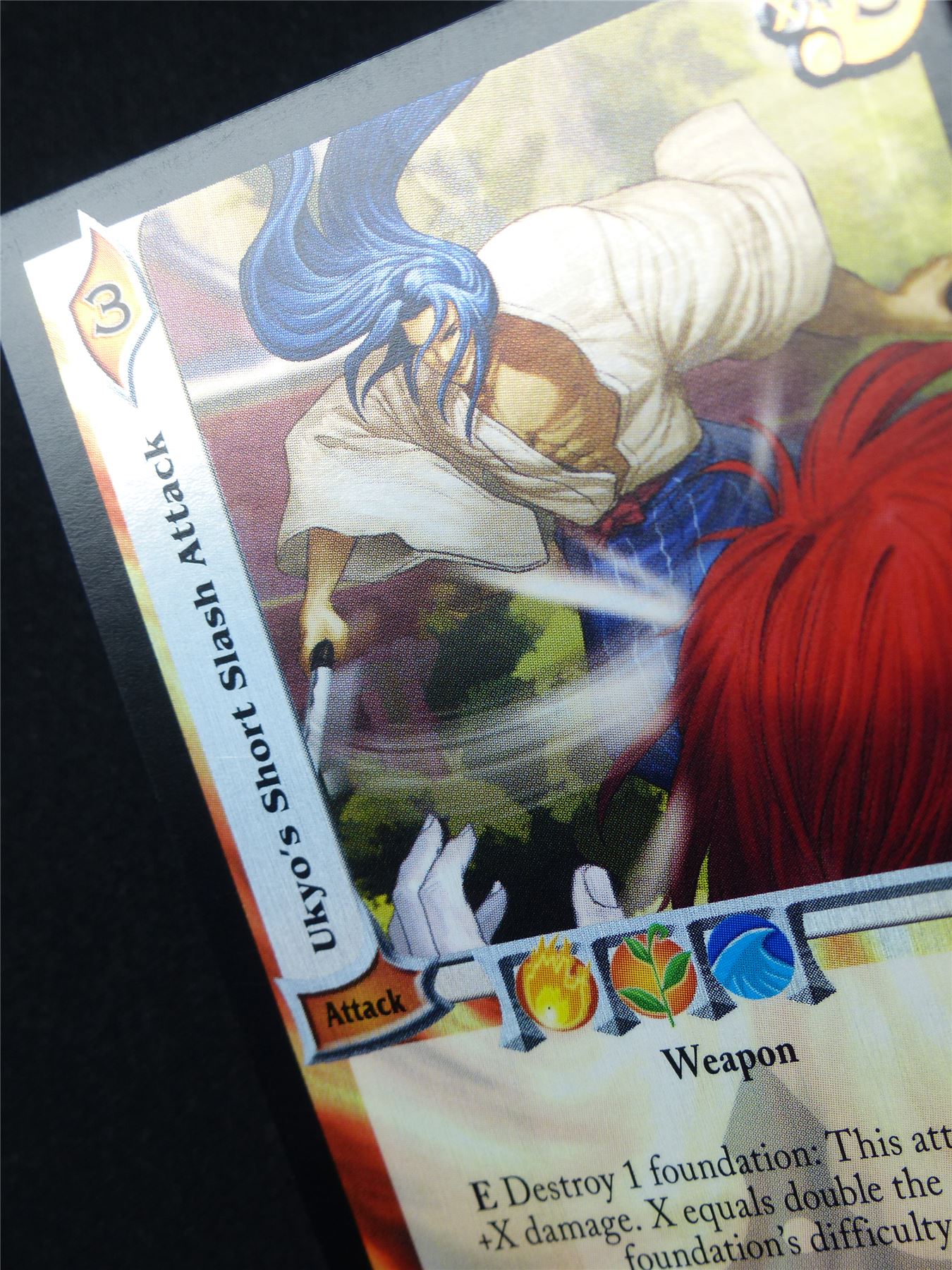 Ukyo's Short Slash Attack misprint Foil SNK02 96/99 - UFS Card #2IM