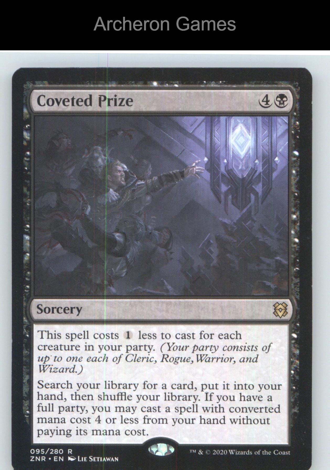 Coveted Prize ZNR 95 R MTG Card NM/EX+