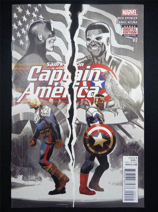 Sam Wilson: CAPTAIN America #2 - Marvel Comic #JM