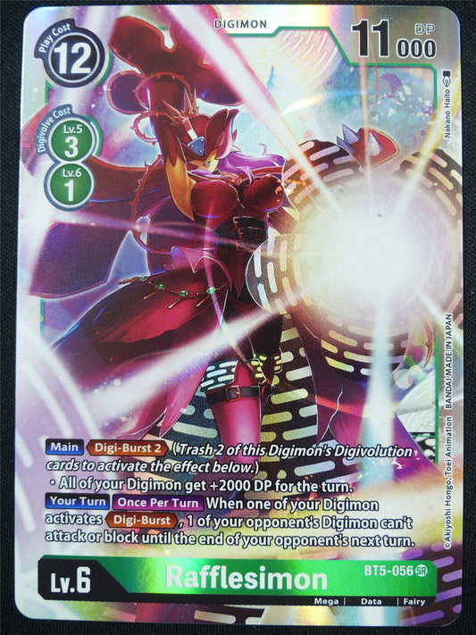 Rafflesimon BT5-056 SR - Digimon Card #4D9
