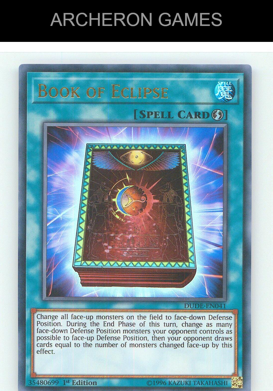 Book of Eclipse Ultra Rare YUGIOH Card 1st Edition