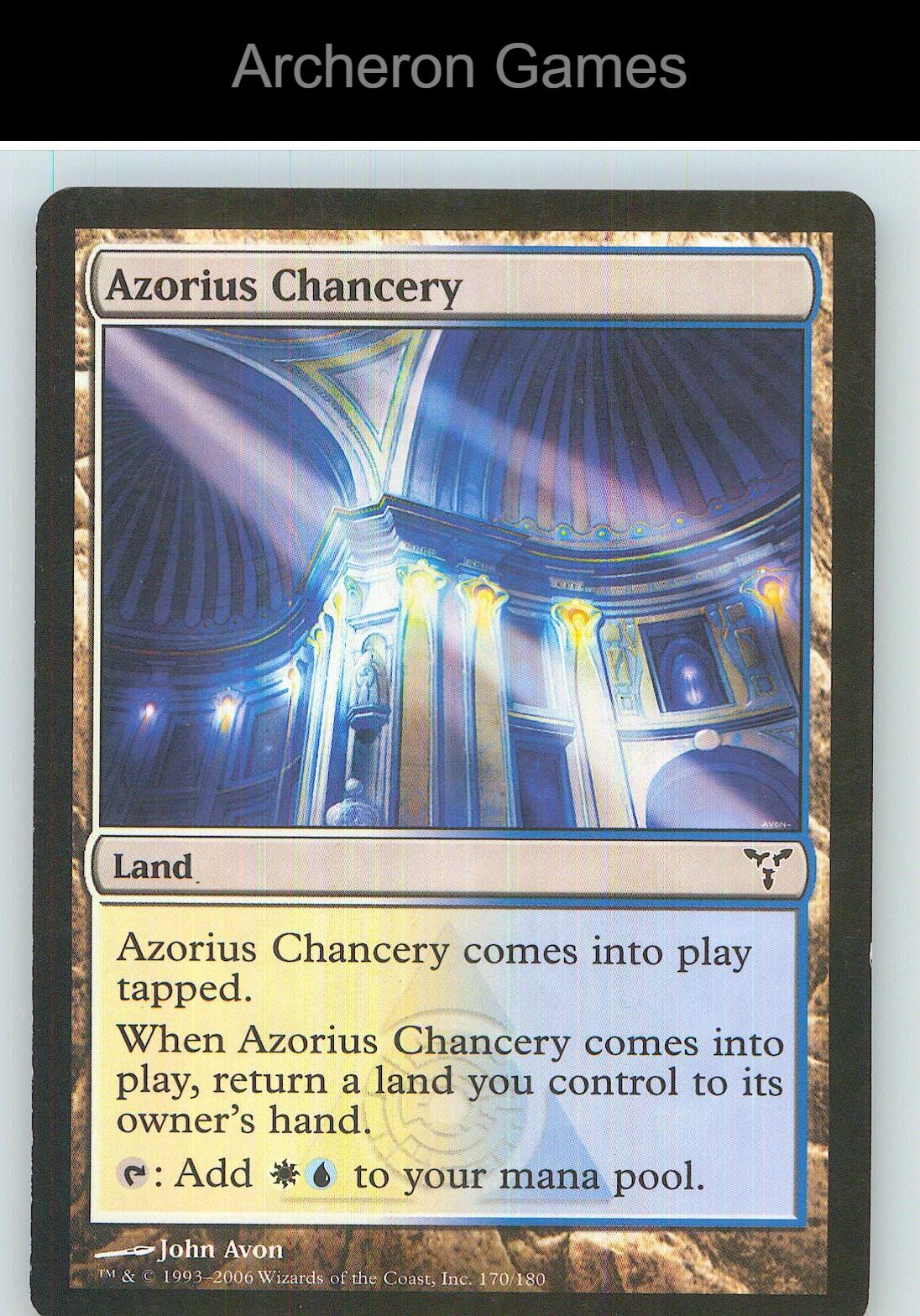 Azorius Chancery DIS 170 C MTG Card NM/EX+
