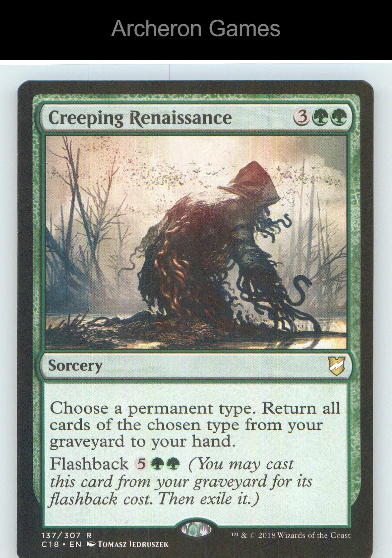 Creeping Renaissance C18 137 R MTG Card NM/EX+