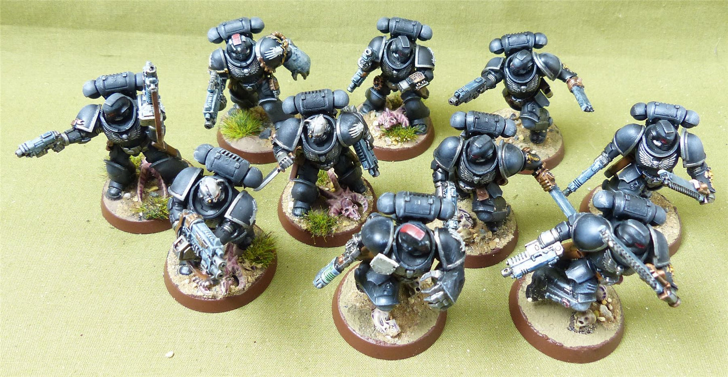 Assault Intercessors painted - Iron Hands - Warhammer 40K #742