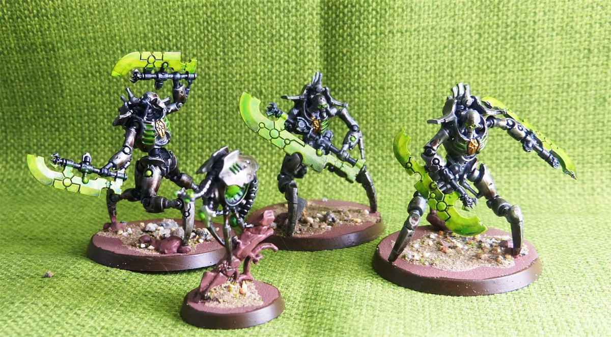 Necrons - Skorpekh Destroyers Painted - Warhammer AoS 40k #BU
