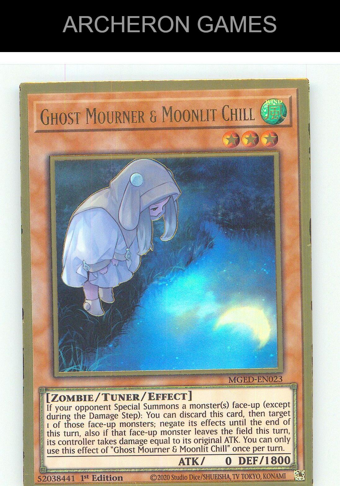 Ghost Mourner & Moonlit Chill (Alternate Art) YUGIOH Card 1st Edition