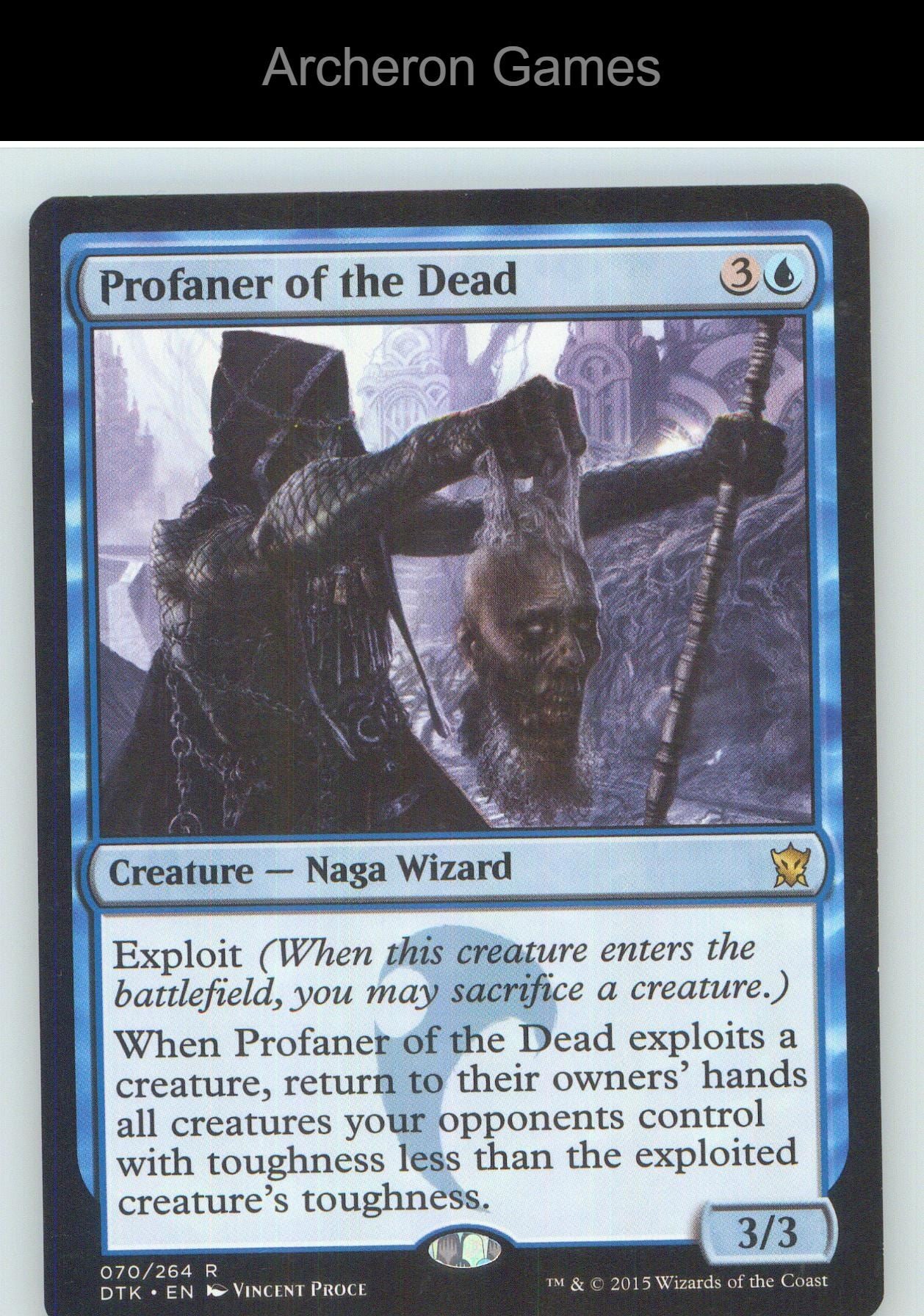 Profaner of the Dead DTK 70 R MTG Card NM/EX+