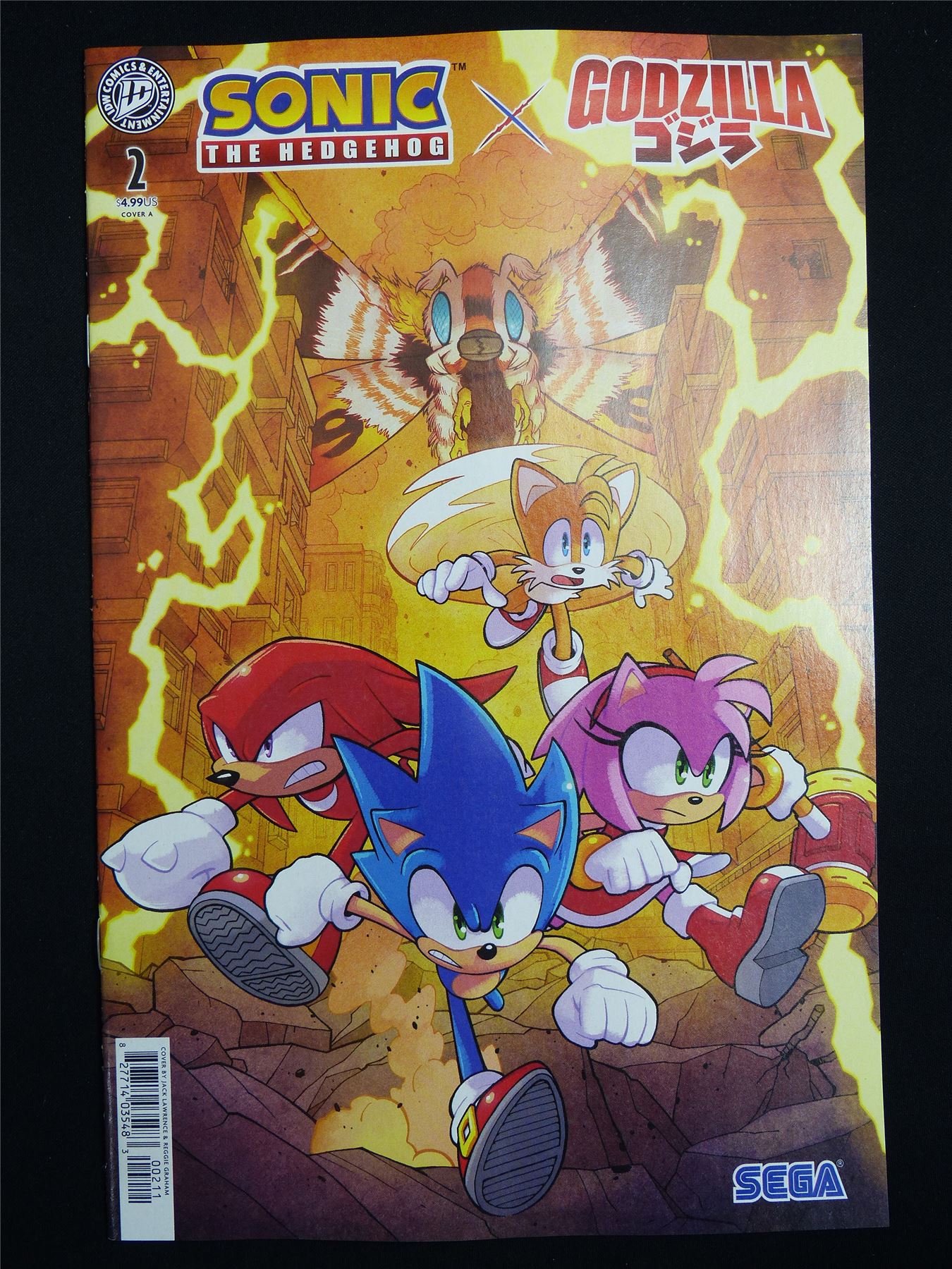 SONIC The Hedgehog x Godzila #2 Cvr A - Sep 2026 ID Comic #45H