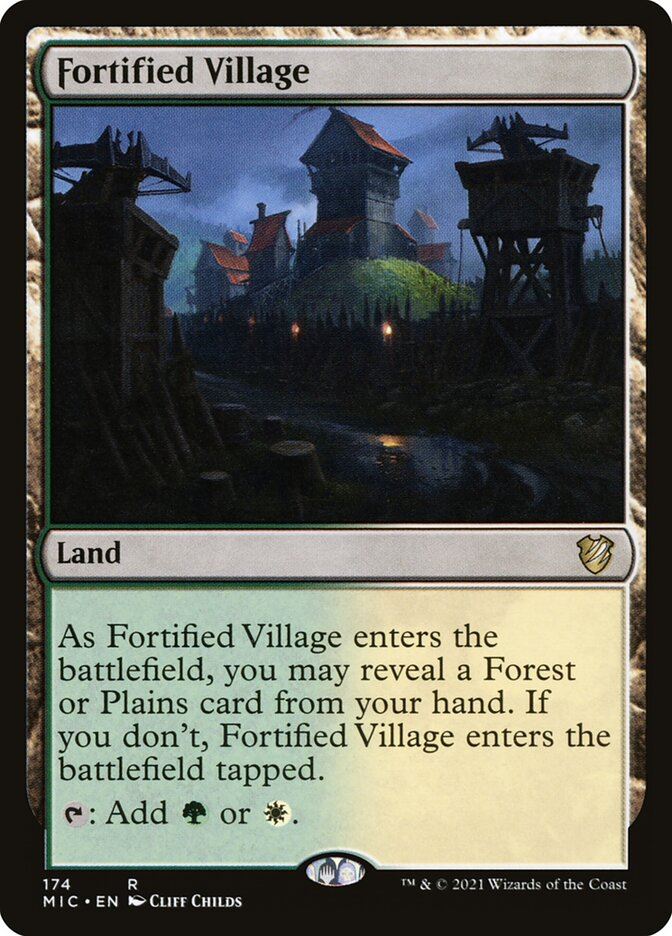 Mtg: MIC : Fortified Village - - NM
