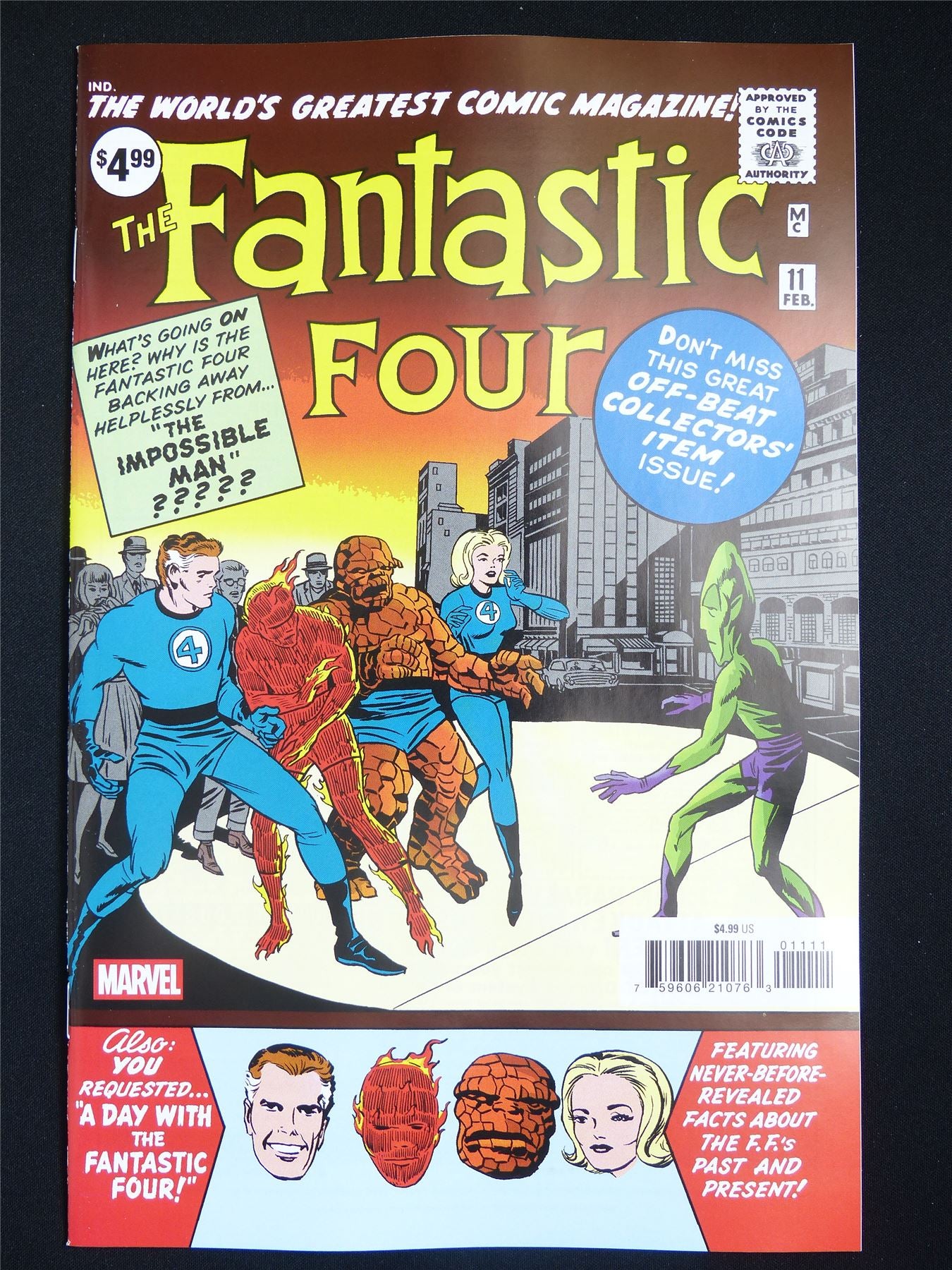 FANTASTIC Four #11 Facsimile Edition - Jan 2026 Marvel Comic #60A