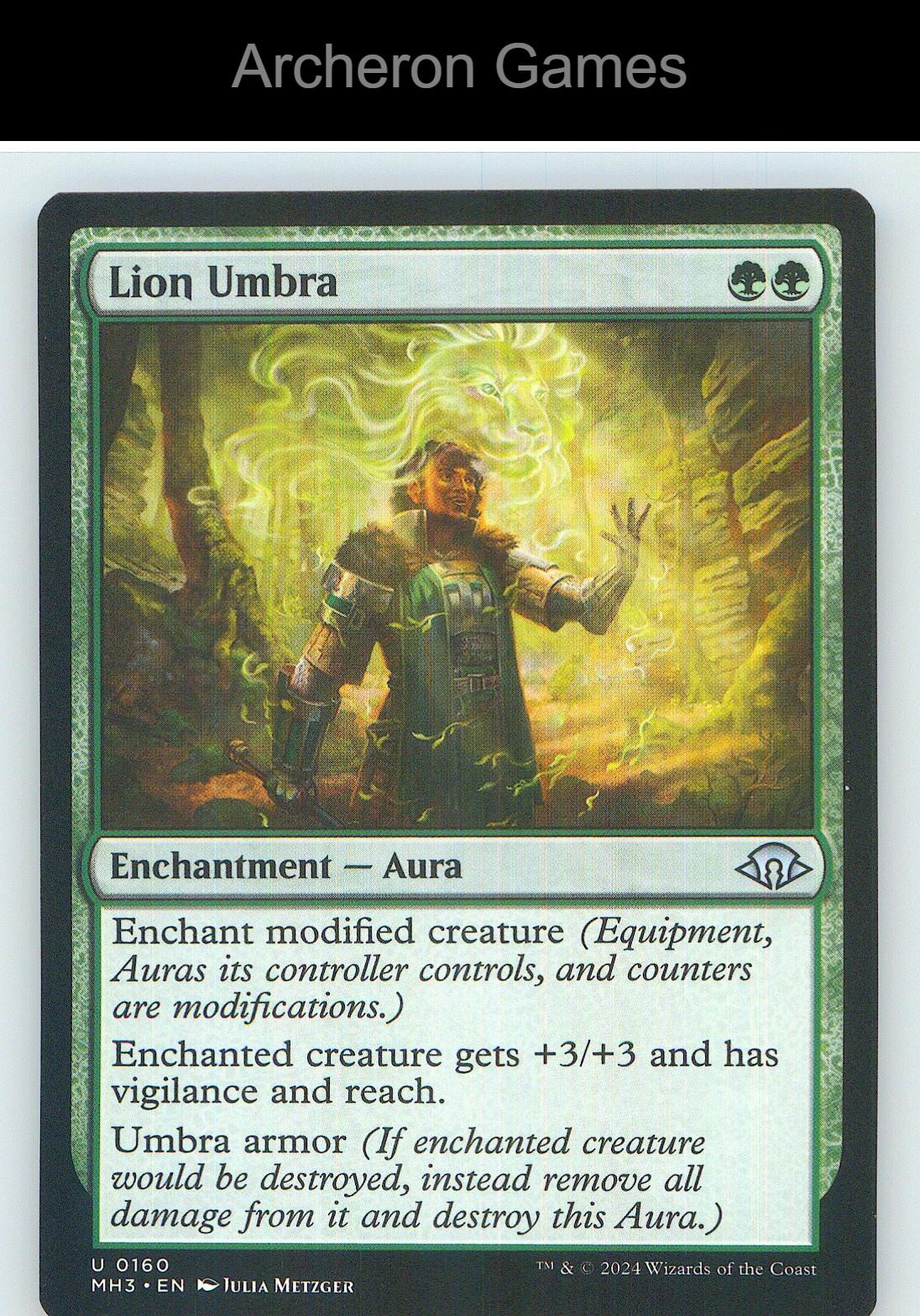 Lion Umbra MH3 160 UC MTG Card NM/EX+