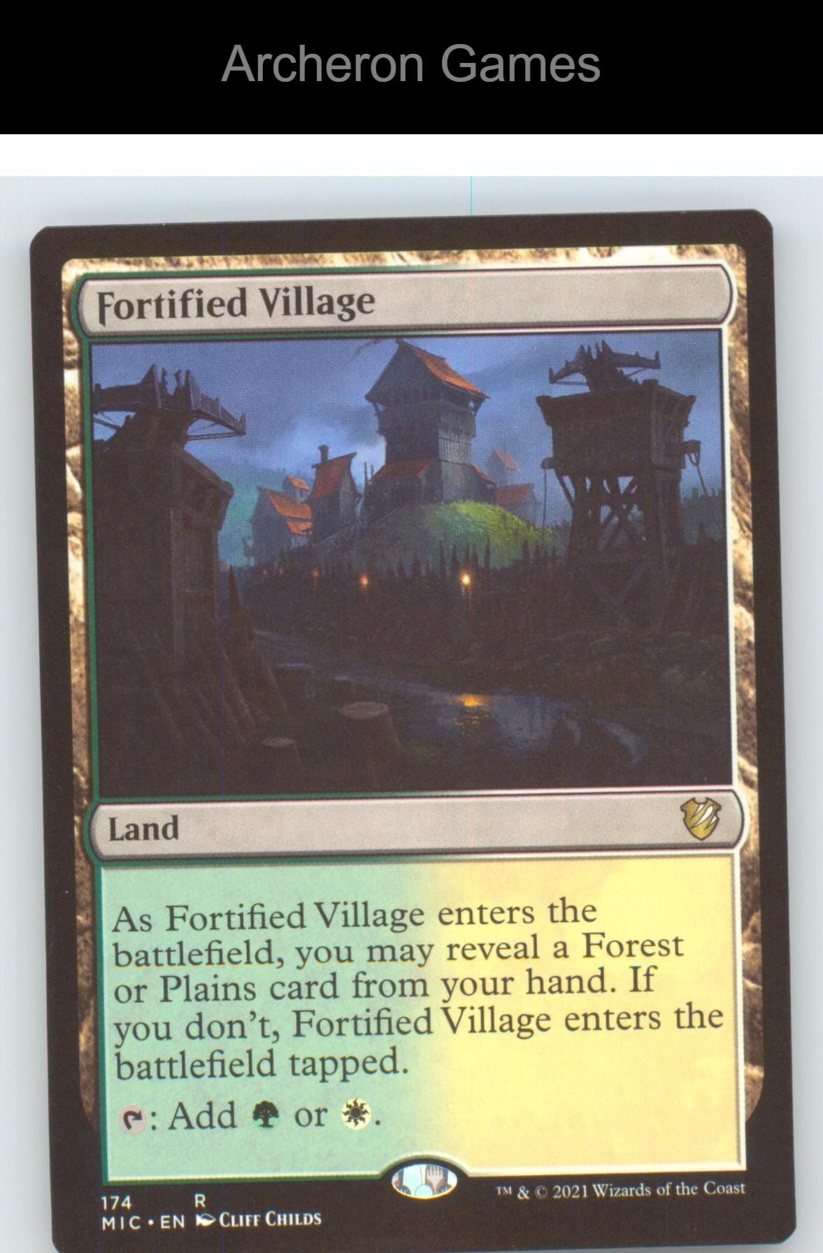 Fortified Village MIC 174 R MTG Card NM/EX+