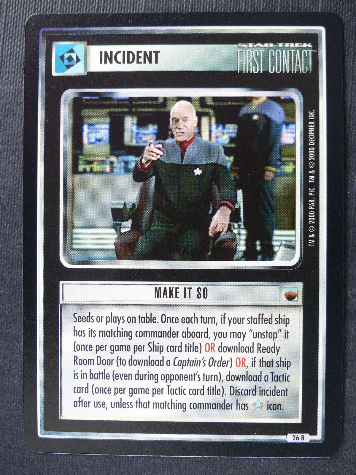 Make It So - First Contact - Star Trek Card #4X0