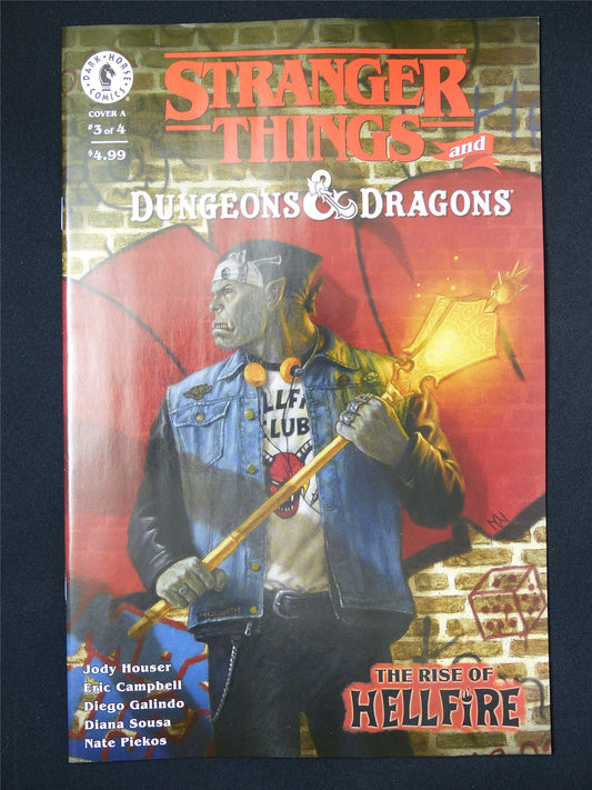 STRANGER Things and Dungeons and Dragons: The Rise of Hellfire #3 - May 2025 Dark Horse Comic #UH