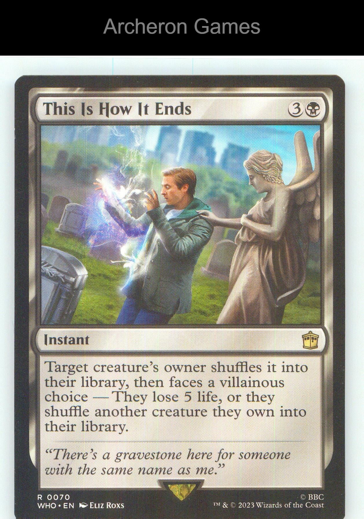 This Is How It Ends WHO 70 R MTG Card NM/EX+