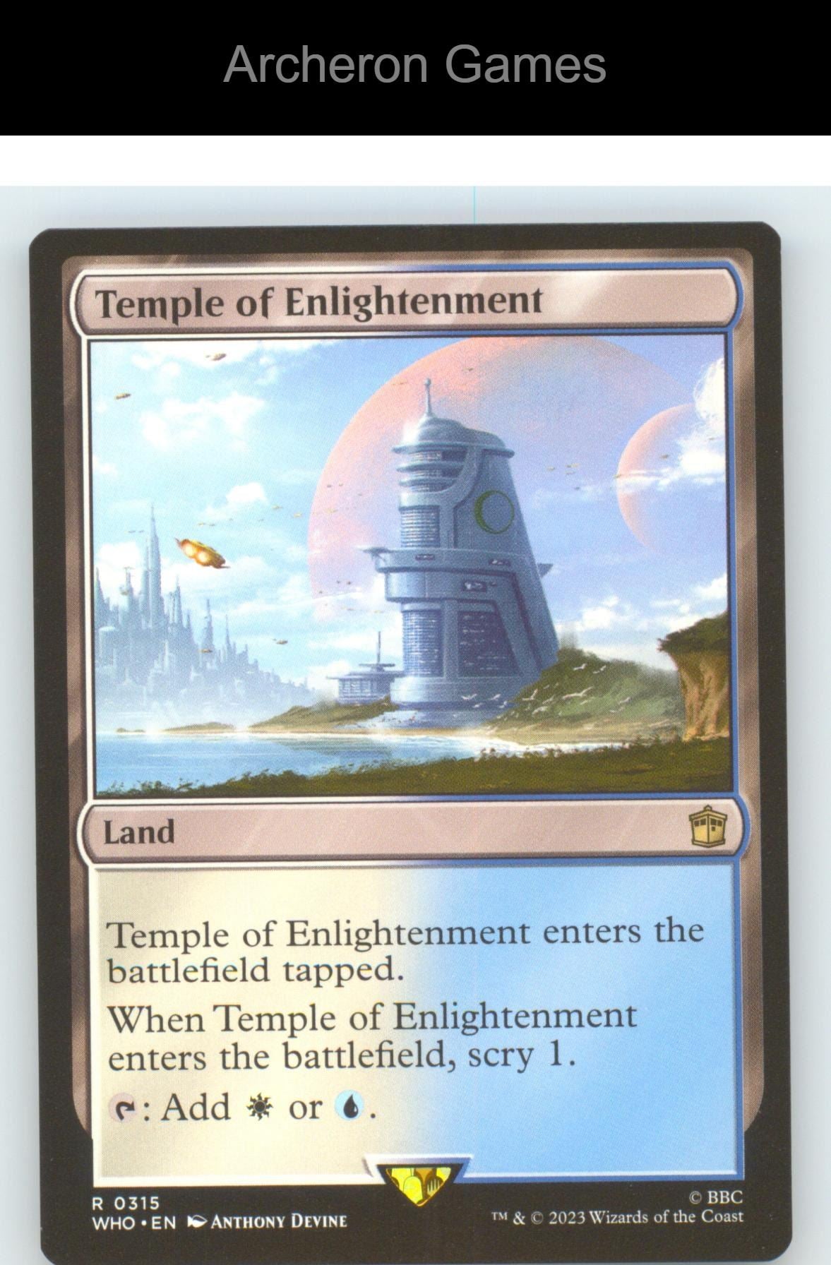 Temple of Enlightenment WHO 315 R MTG Card NM/EX+