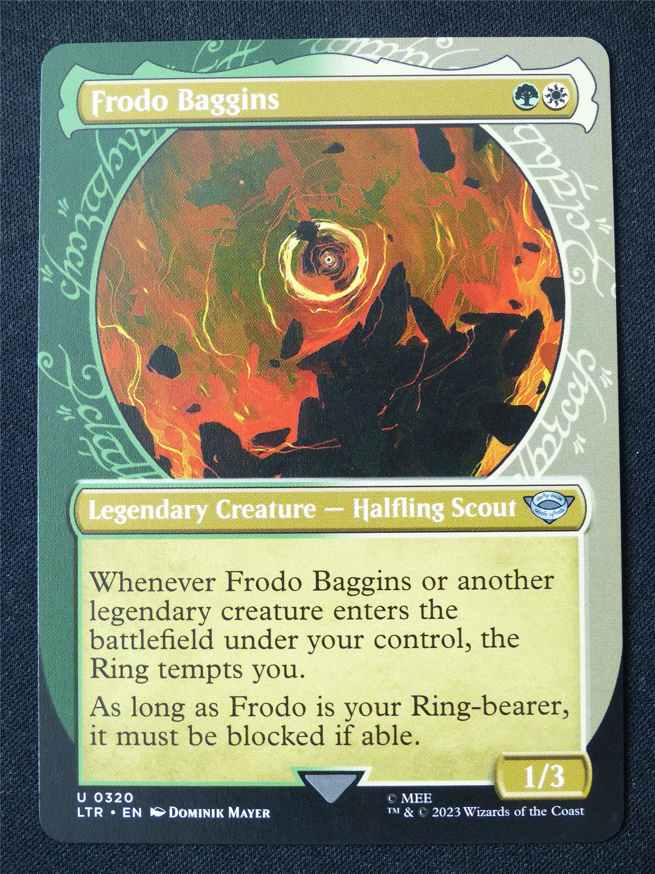 Frodo Baggins Showcase - LTR - Mtg Card #164 Archeron Frodo Baggins Showcase - LTR - Mtg Card #164 Archeron