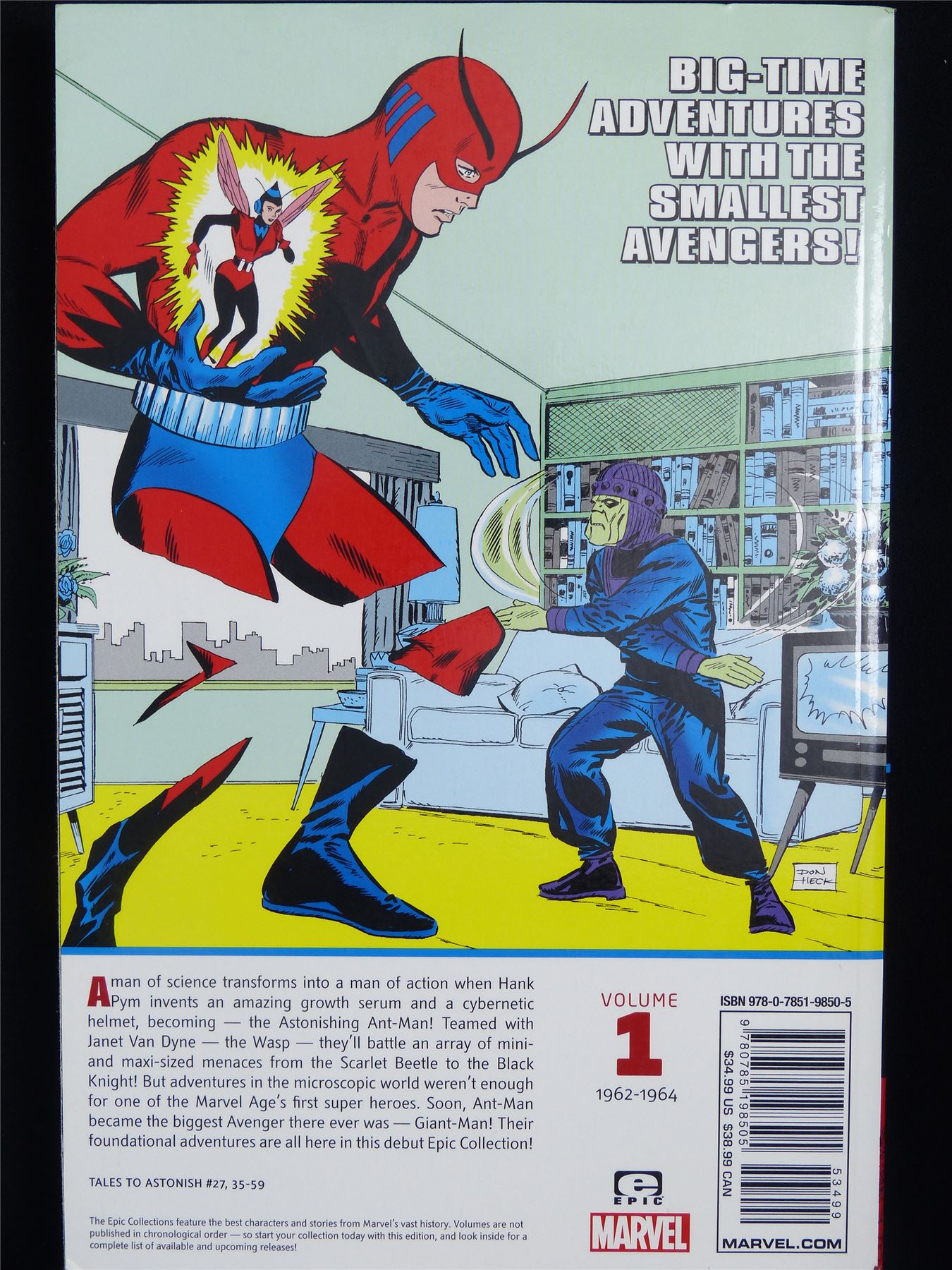 Ant-Man Giant-Man: The Man in the Ant Hill - Epic Collection Volume 1 - Marvel Graphic Softback #33B