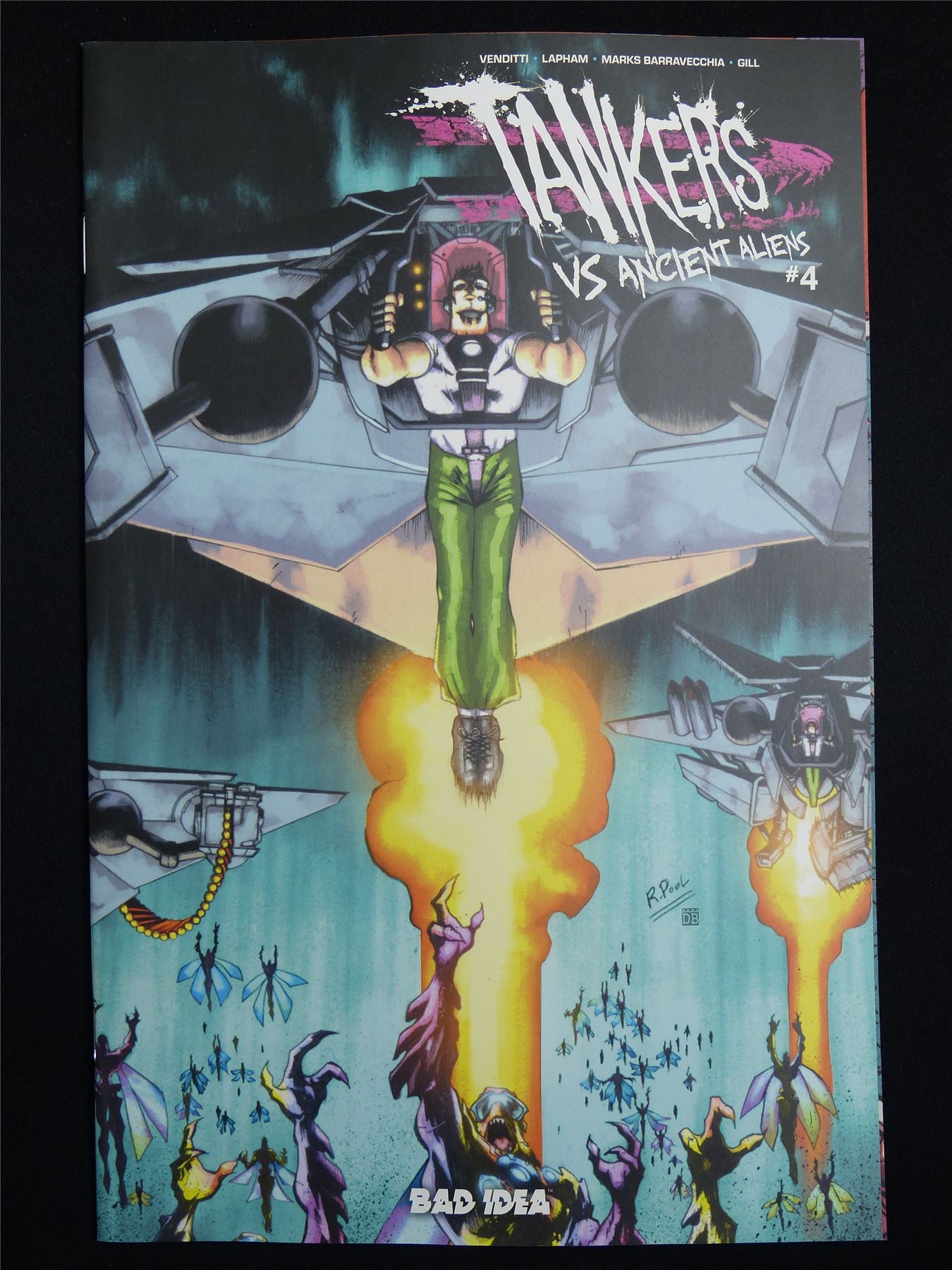 TANKERS vs Ancient Aliens #4 Cvr A - Sep 2026 Bad Idea Comic #46F