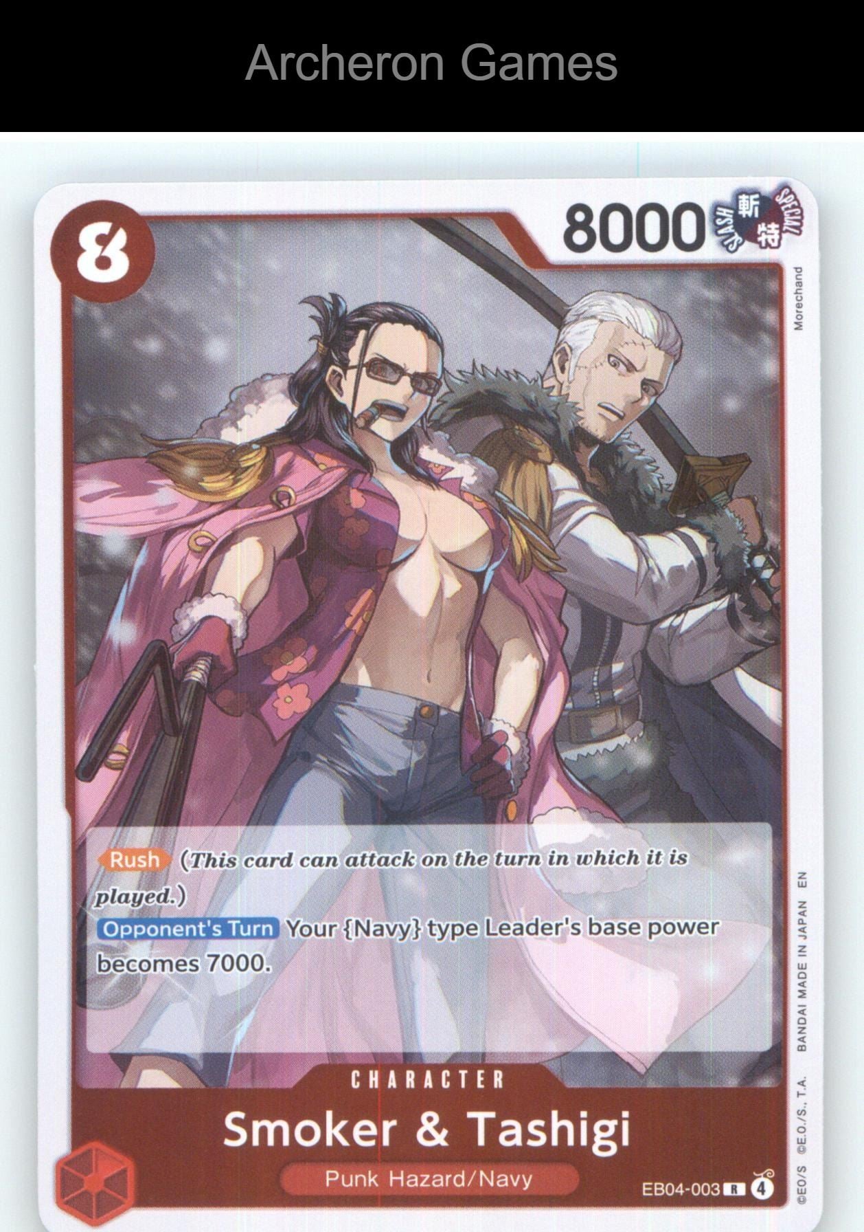 Smoker & Tashigi EB04-003 One Piece Card NM/EX+ Foil