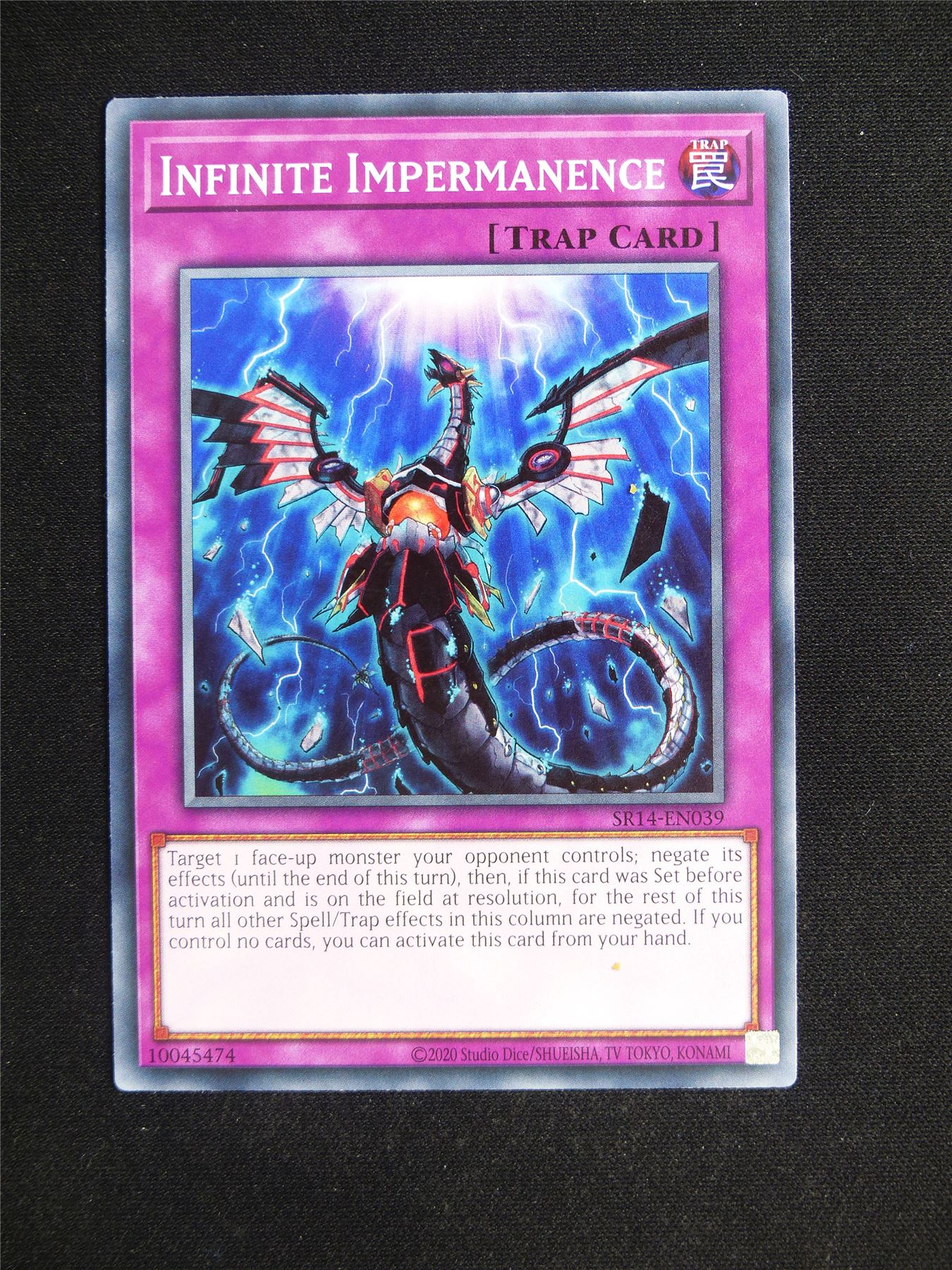 Infinite Impermanence SR14 - 1st ed Yugioh Card #22N