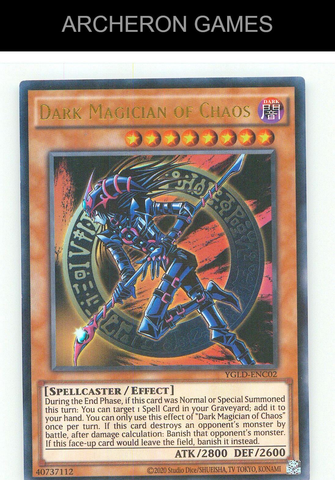 Dark Magician of Chaos Ultra Rare YUGIOH Card Unlimited