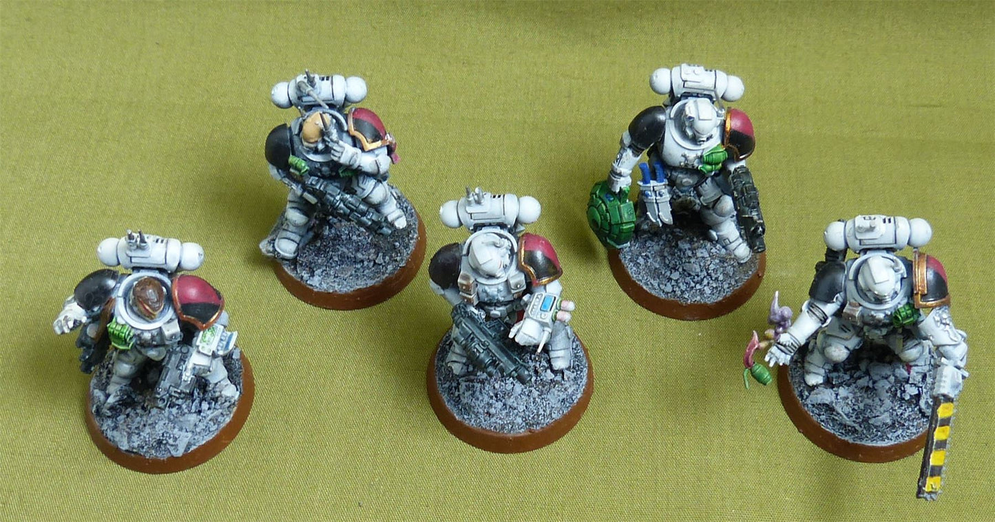 Primaris Infiltrators set of 5 painted - Space Marines - Warhammer 40K #515