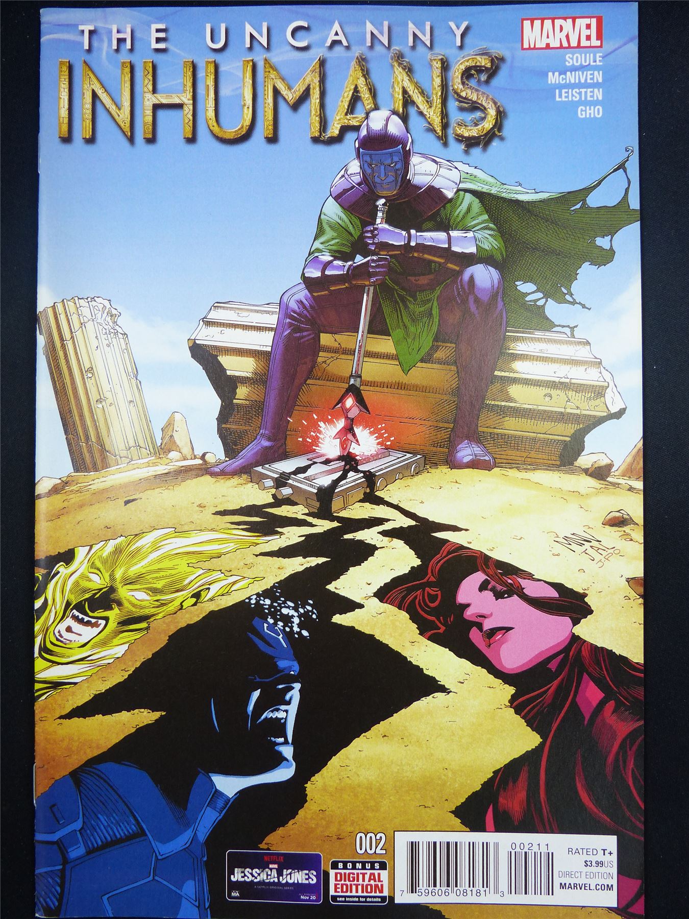 The Uncanny INHUMANS #2 - Marvel Comic #51E