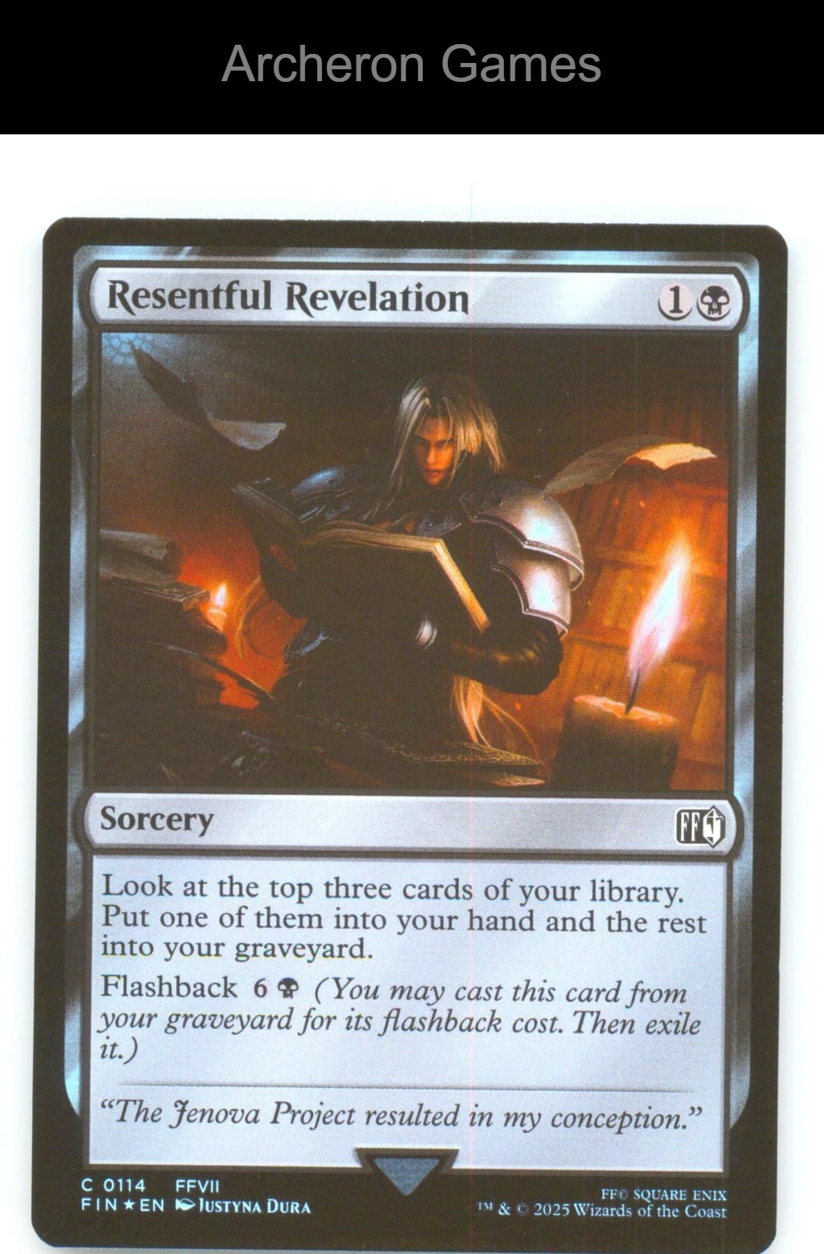 Resentful Revelation FIN 114 C MTG Card NM/EX+ Foil