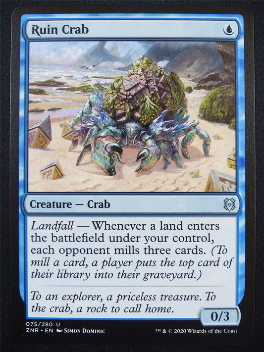 Ruin Crab - ZNR - Mtg Card #5E8