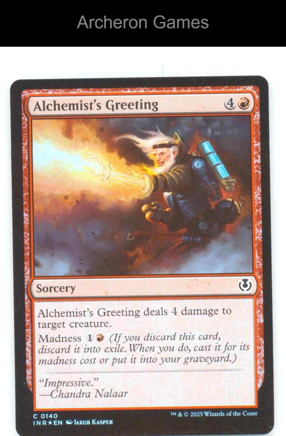 Alchemist's Greeting INR 140 C MTG Card Innistrad Remastered Foil