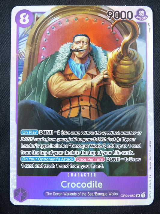 Crocodile OP04-060 SR - One Piece Card #1V5