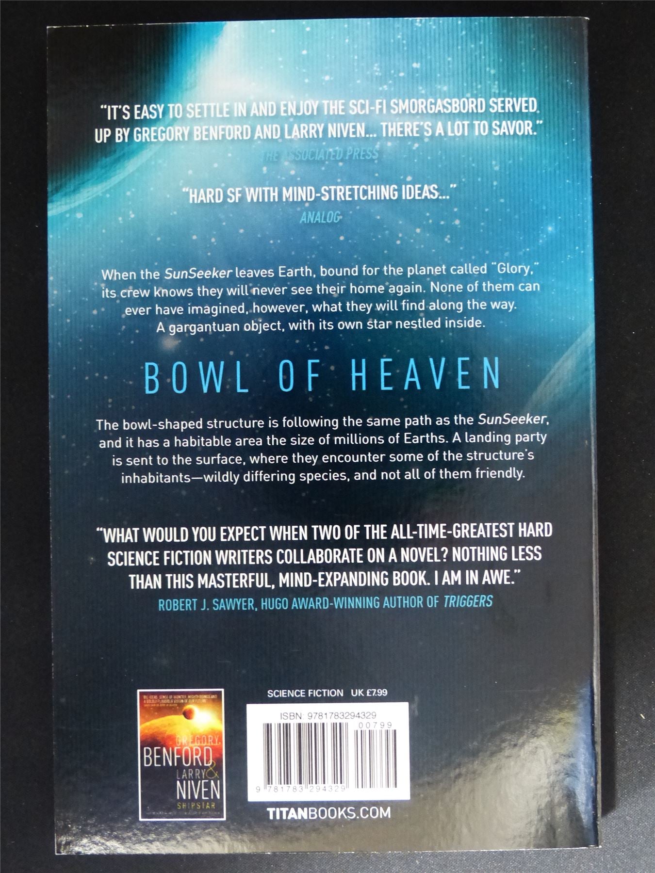 Bowl of Heaven - Titan Novel Book Softback #7R