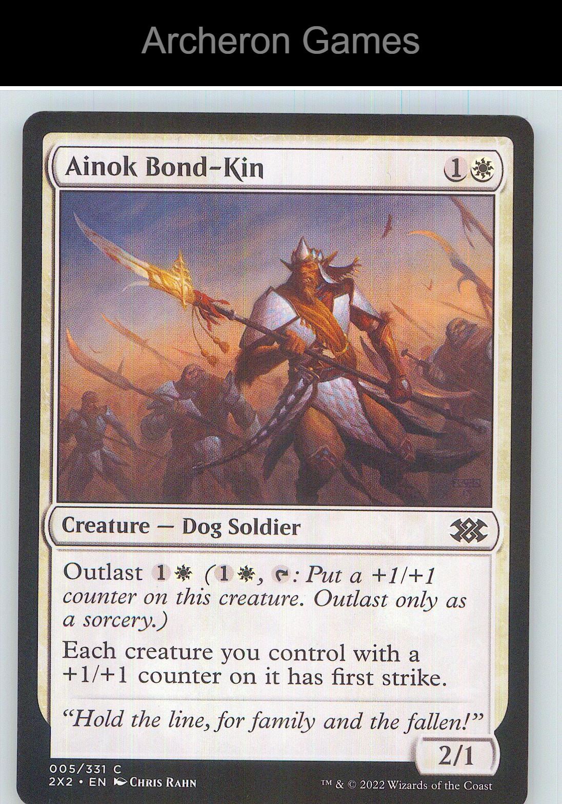 Ainok Bond-Kin 2X2 5 C MTG Card NM/EX+