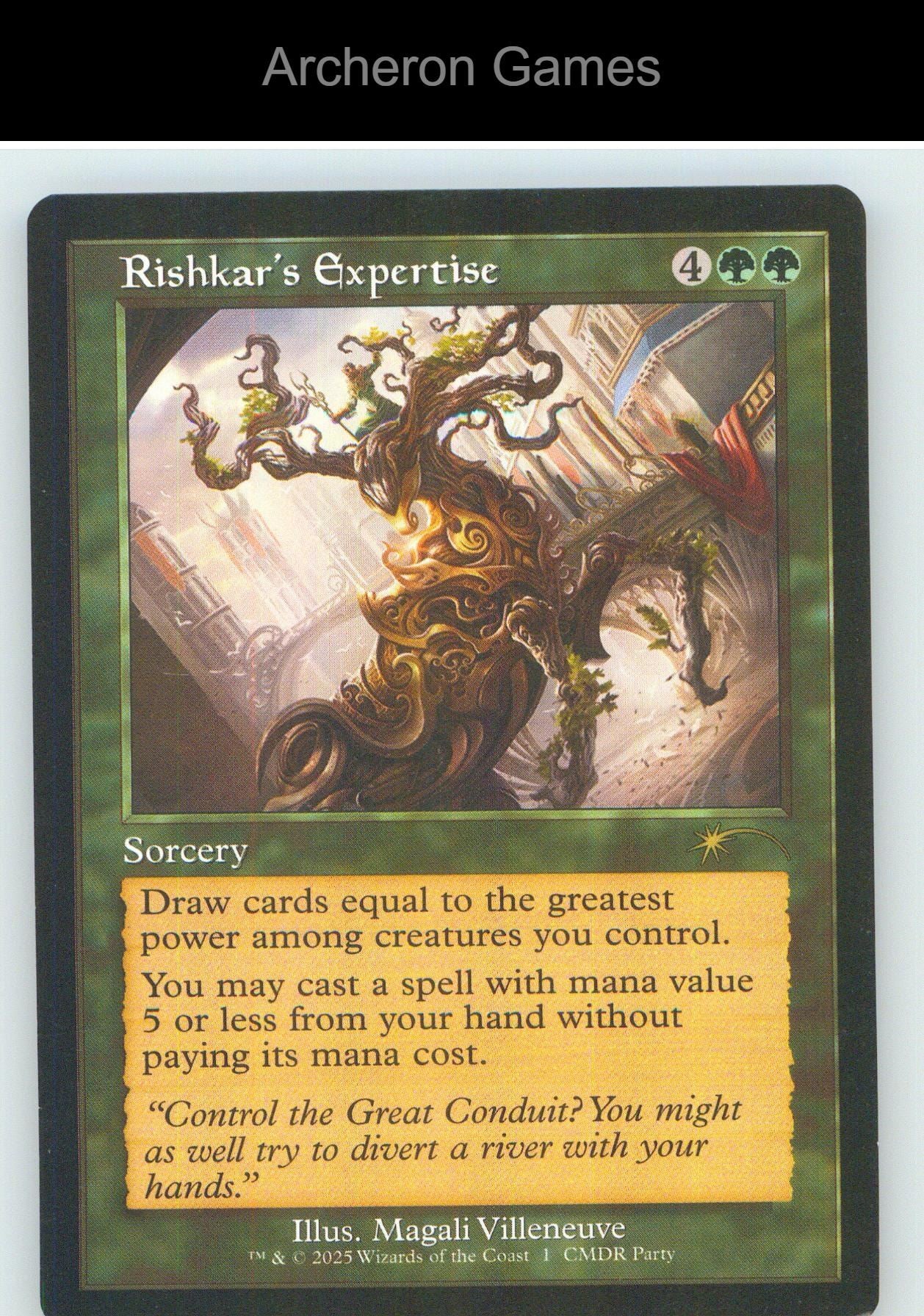 Rishkar's Expertise (Retro Frame) 1 P MTG Card NM/EX+