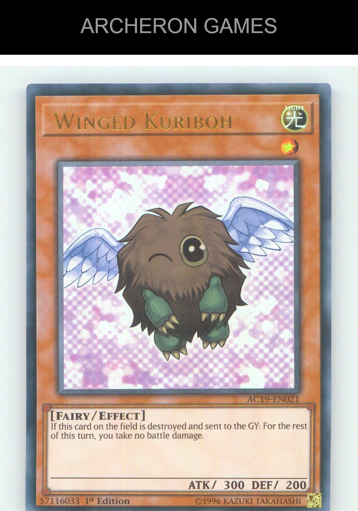 Winged Kuriboh UR YUGIOH Card 1st Edition